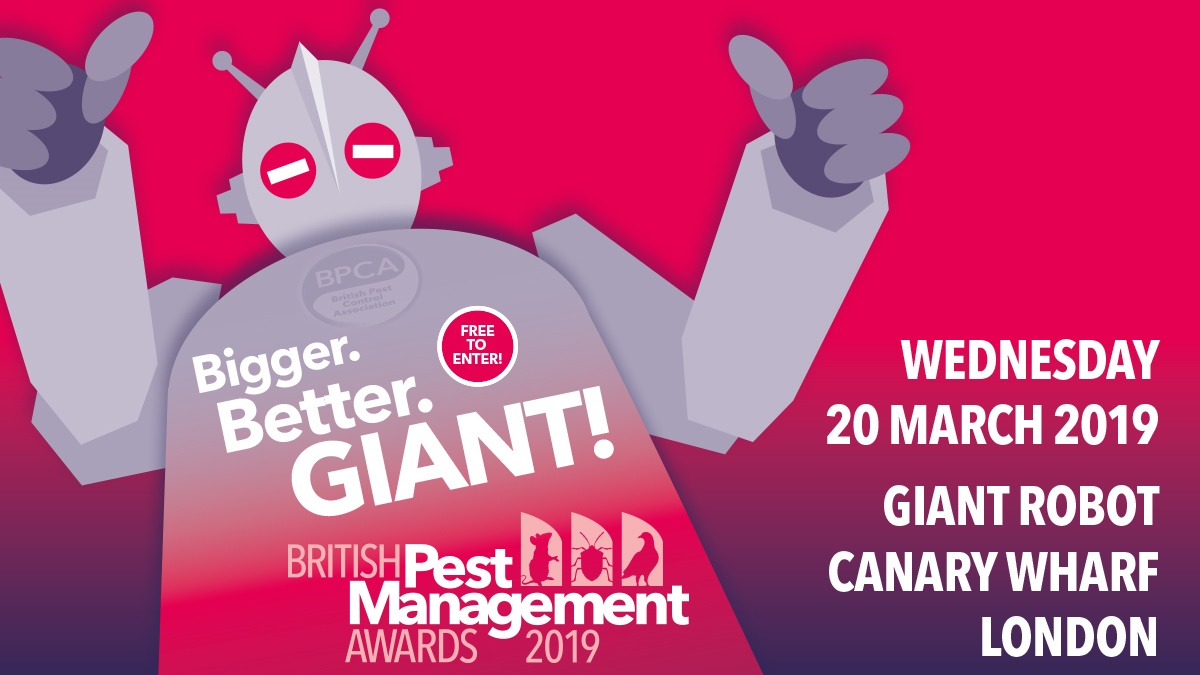 British Pest Management Awards 2019 - Giant Robot